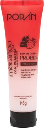 PR260 - HIDRATANTE MORANGO COM CHANTILY 145G PORAN