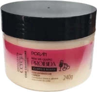 PR273 - ESFOLIANTE CEREJA COM CHAMPANHE 240G PORAN