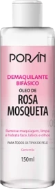 PR54 - DEMAQUILANTE BIFASICO ROSA MOSQUETA 150ML PORAN