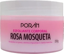 PR57 - ESFOLIANTE CORPORAL ROSA MOSQUETA 250G PORAN