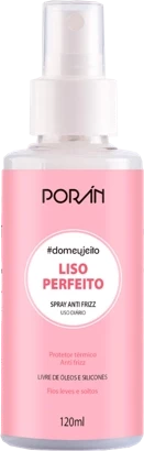 PR70 - LISO PERFEITO SPRAY ANTI FRIZZ 120ML PORAN
