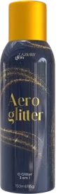 RP8402 - AEROGLITTER - GLITTER EM AEROSSOL 150ML/85GR OURO LAZURY