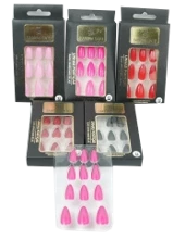 SS3566 - UNHA POSTICA DE PVC SABRINA SATO BAILARINA COR DIVERSAS C/12 UNDS
