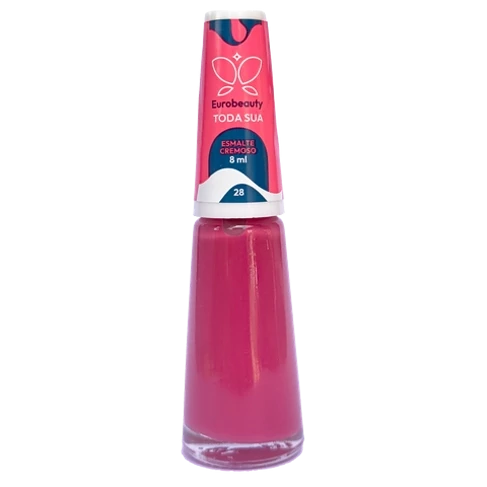 ESMALTE EUROBEAUTY CREMOSO TODA SUA COR 28