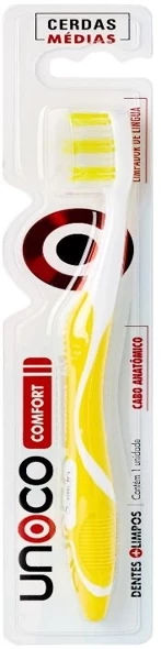 U1006 - ESCOVA DENTAL MANUAL CERDAS MEDIAS - CONFORT