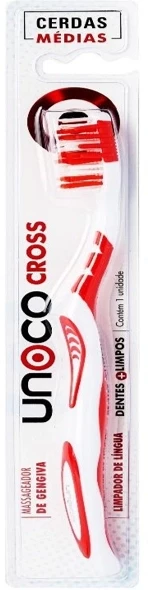 U1007 - ESCOVA DENTAL MANUAL CERDAS MEDIAS - CROSS