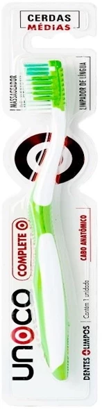 U1008 - ESCOVA DENTAL MANUAL CERDAS MEDIAS - COMPLETE