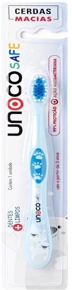 U1012 - ESCOVA DENTAL MANUAL INFANTIL CERDAS MACIAS