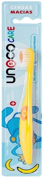 U1013 - ESCOVA DENTAL MANUAL INFANTIL CERDAS MACIAS