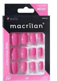 UP301A UNHAS POSTICAS ROSA 24PC