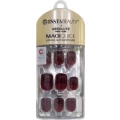 IBNM009C - ABNY X IB UNHAS AUTO-ADESIVAS MAHOGANY RED C